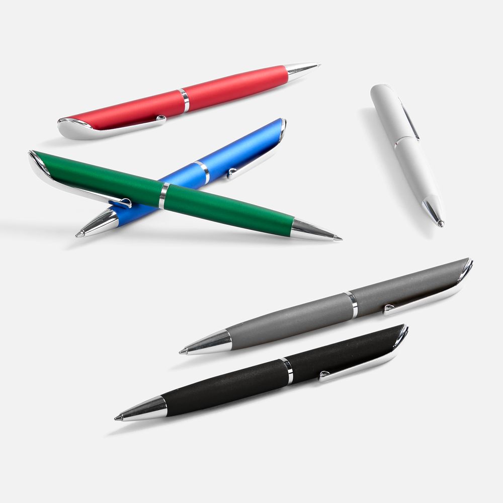 Ручка шариковая Glide, синяя / Миниатюра WWW (1000)