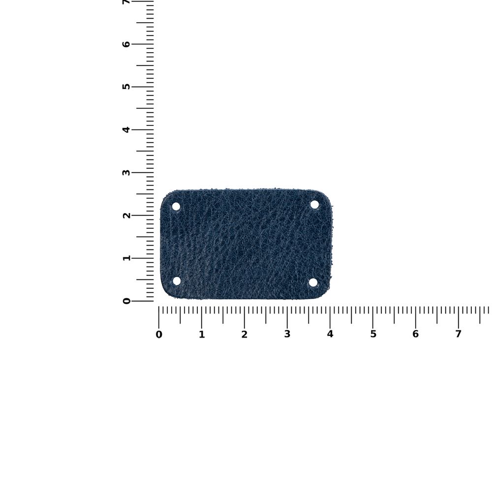 Лейбл кожаный Beta, S, синий / Миниатюра WWW (1000)