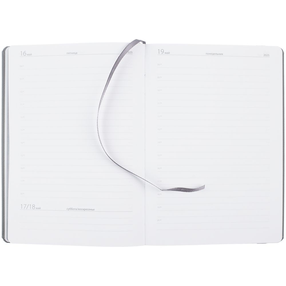 Ежедневник Must, датированный, серый / Миниатюра WWW (1000)