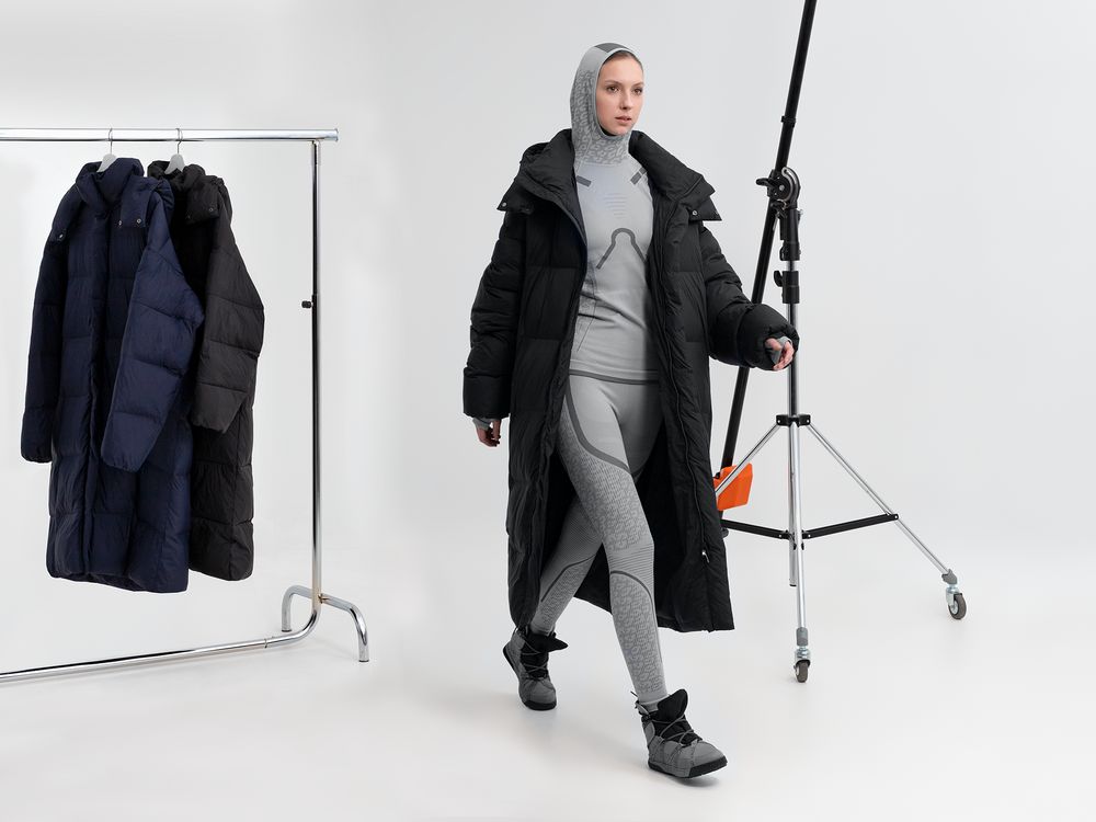 Пуховик унисекс Kapsula, серый / Миниатюра WWW (1000)