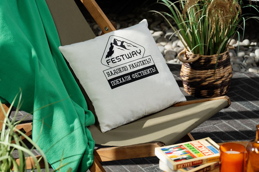 Подушка Holland, неокрашенная / Миниатюра WWW (1000)