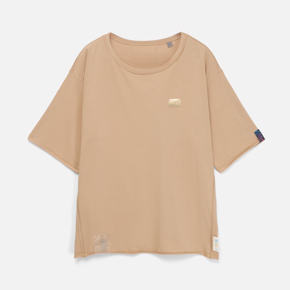 Лейбл хлопковый Doni, L, беленый / Миниатюра нанесения (1000)