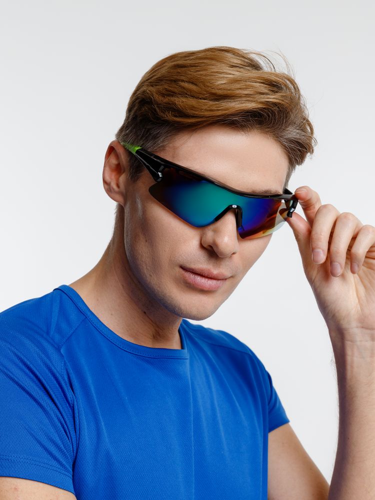 Спортивные солнцезащитные очки Fremad, зеленые / Миниатюра модельного (1000)