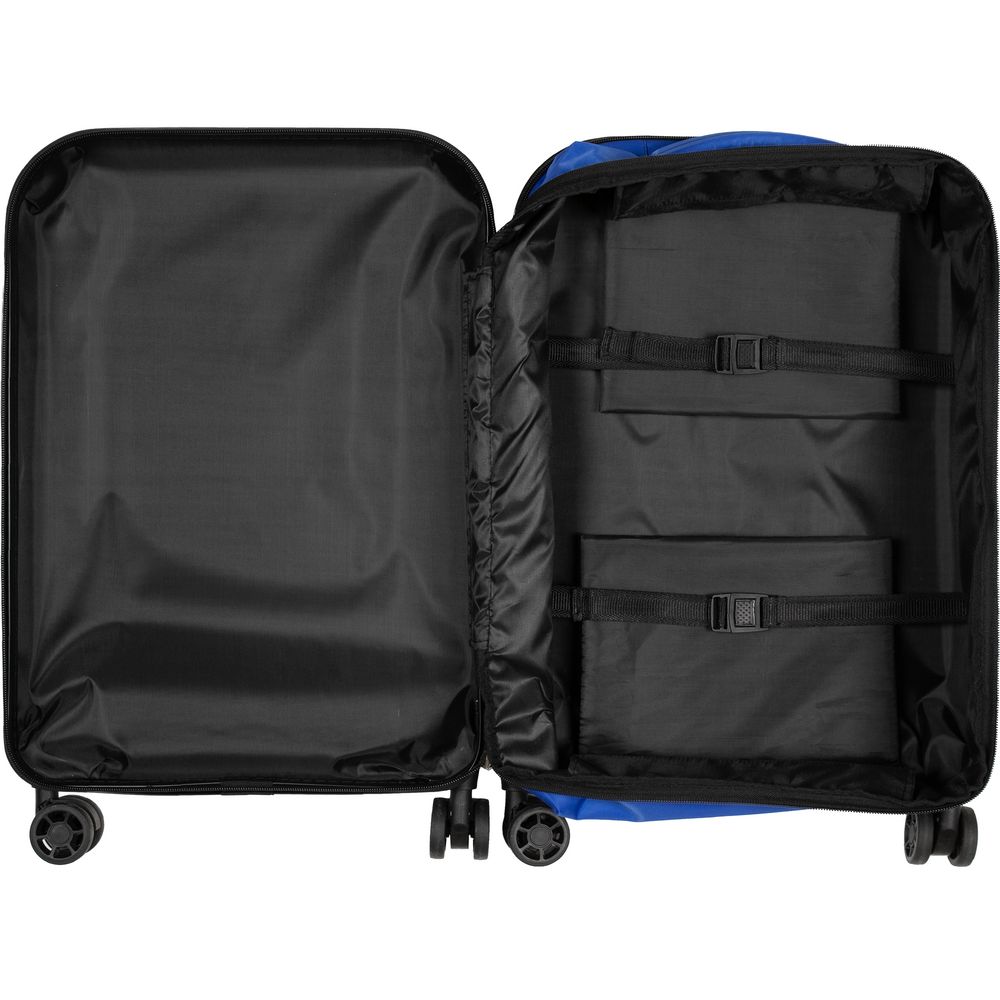 Чемодан Platta, черный с синим / Миниатюра WWW (1000)