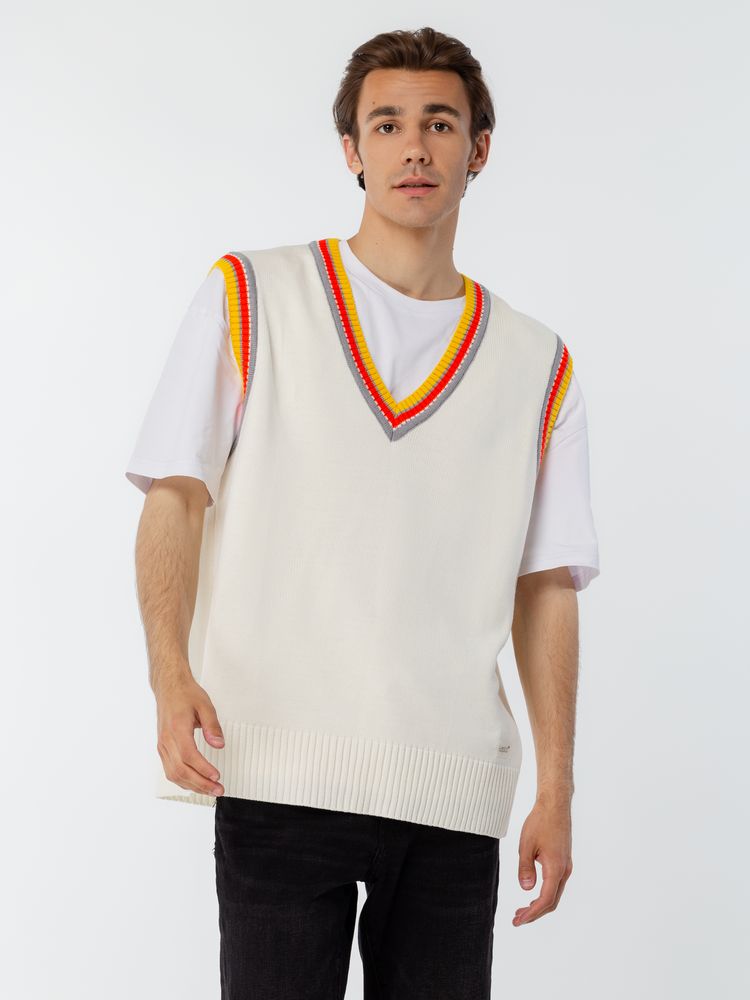 Жилет оверсайз унисекс Cornell в сумке, молочно-белый / Миниатюра WWW (1000)