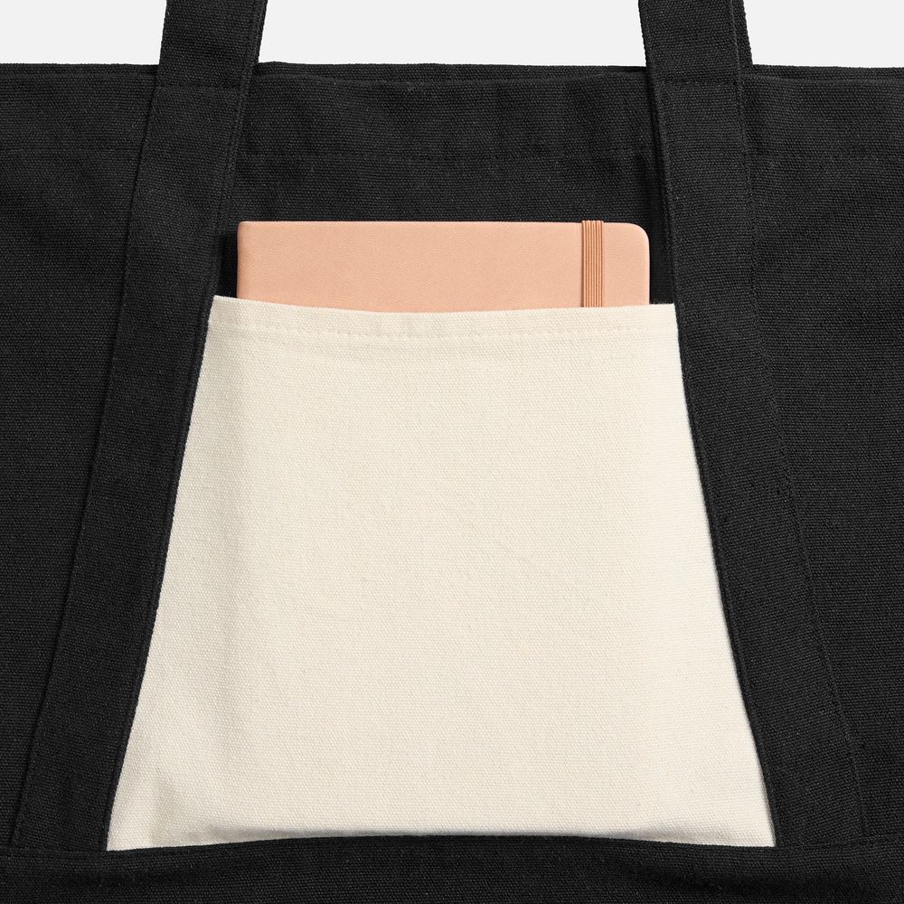 Шопер Shophop, черный с неокрашенным / Миниатюра WWW (1000)