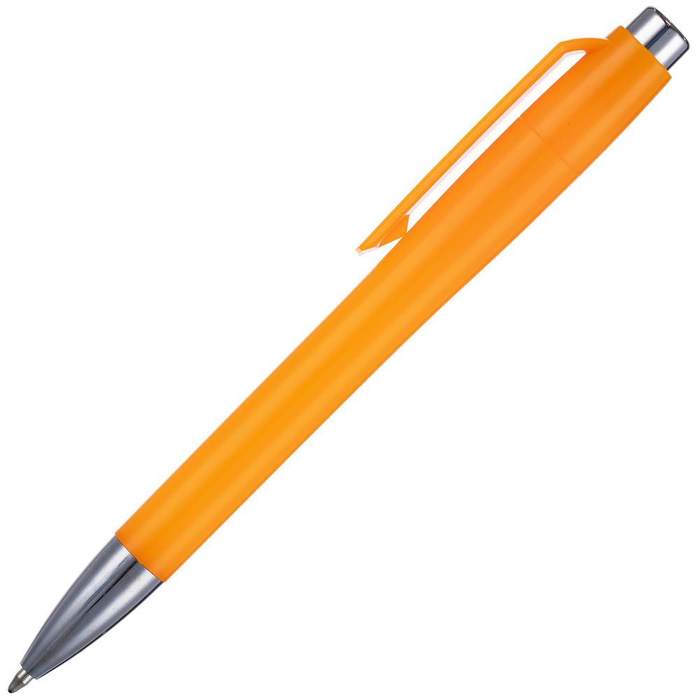 Ручка шариковая Klippa, оранжевая / Миниатюра WWW (1000)