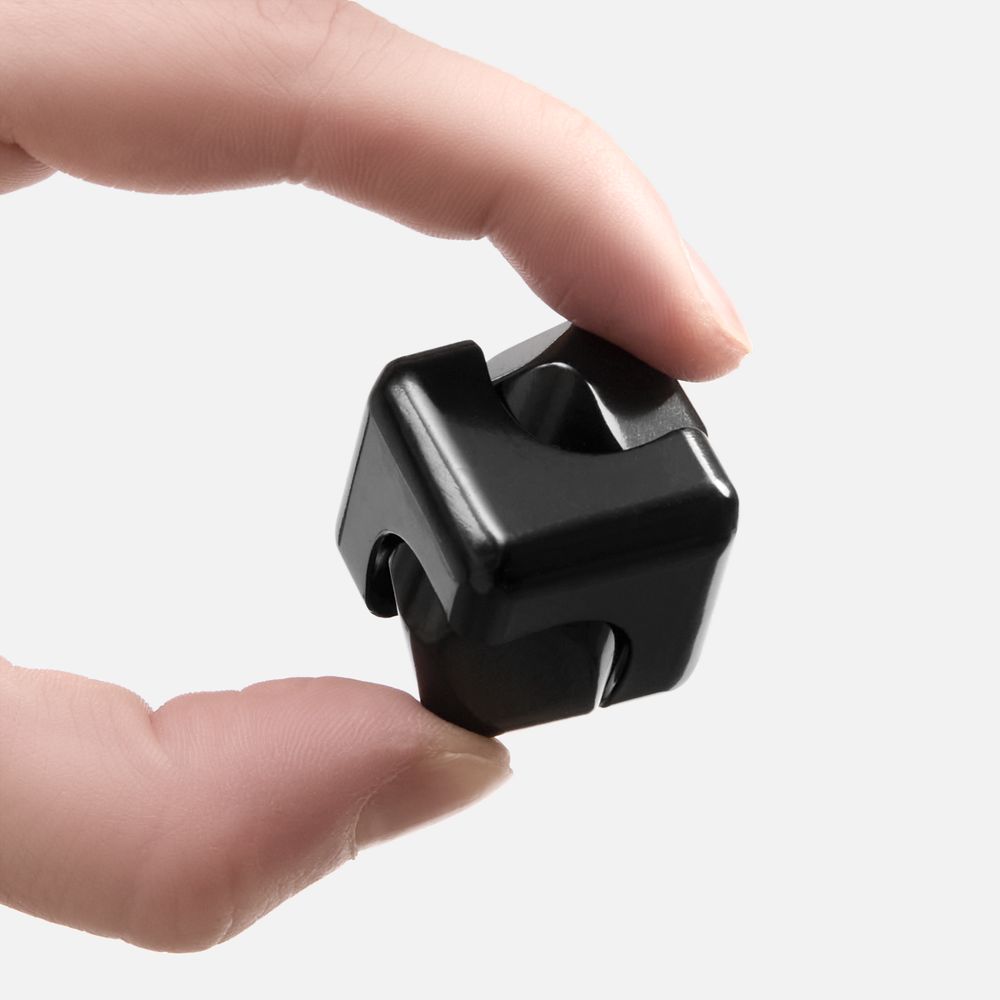 Кубик-спиннер Cubicure, черный / Миниатюра WWW (1000)