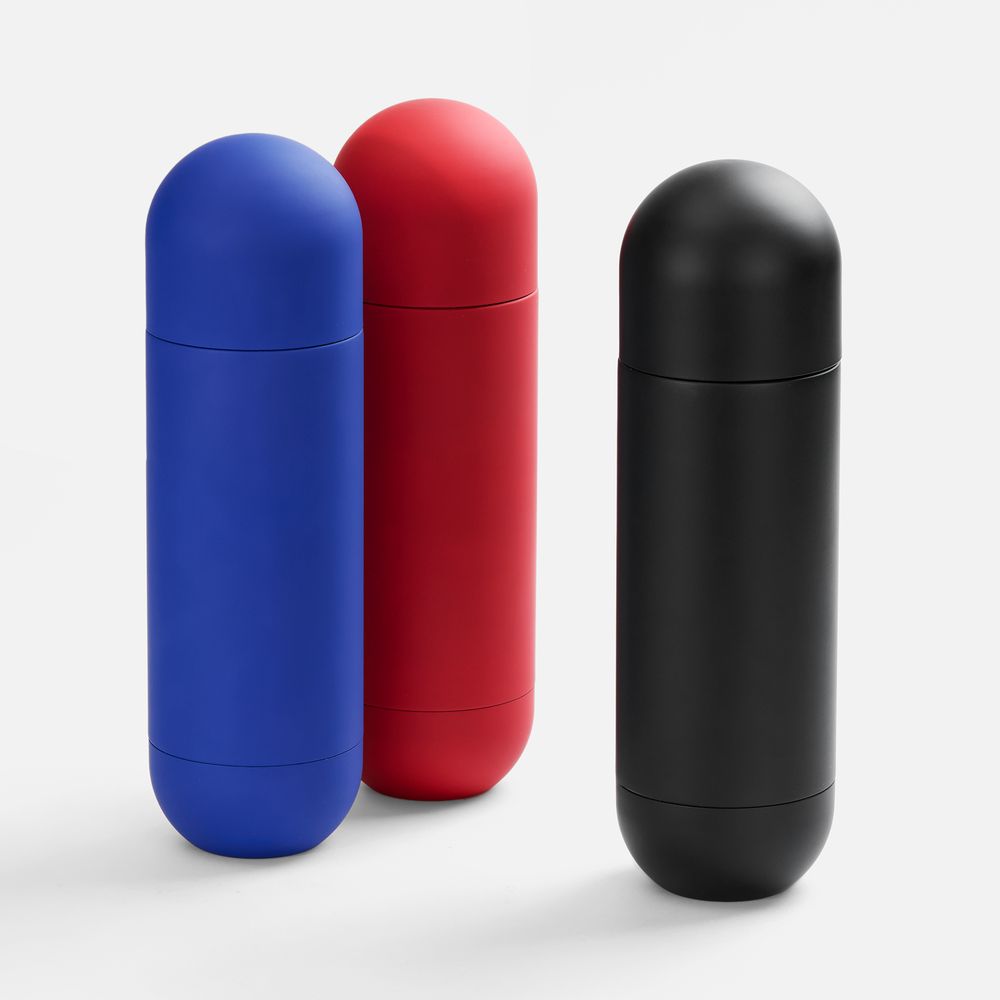 Термос Tubula Soft Touch, синий / Миниатюра WWW (1000)