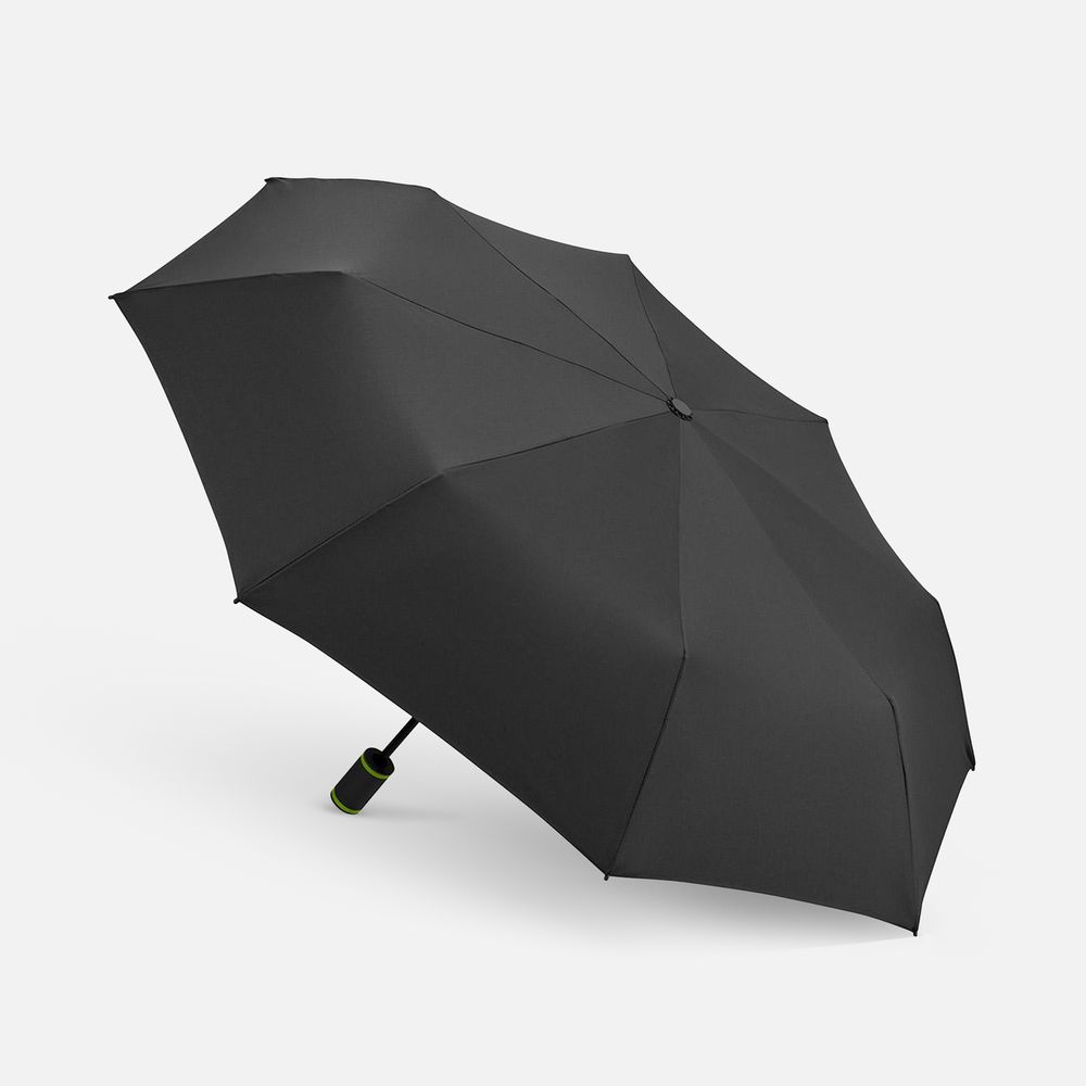 Зонт складной AOC Mini с цветными спицами, зеленое яблоко / Миниатюра WWW (1000)