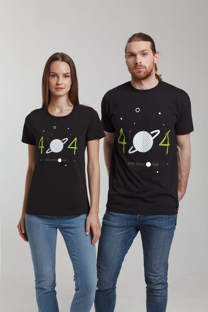 Футболка Nothing Found, черная / Миниатюра WWW (1000)