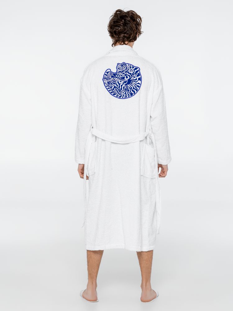 Халат унисекс «Тигр», белый / Миниатюра WWW (1000)