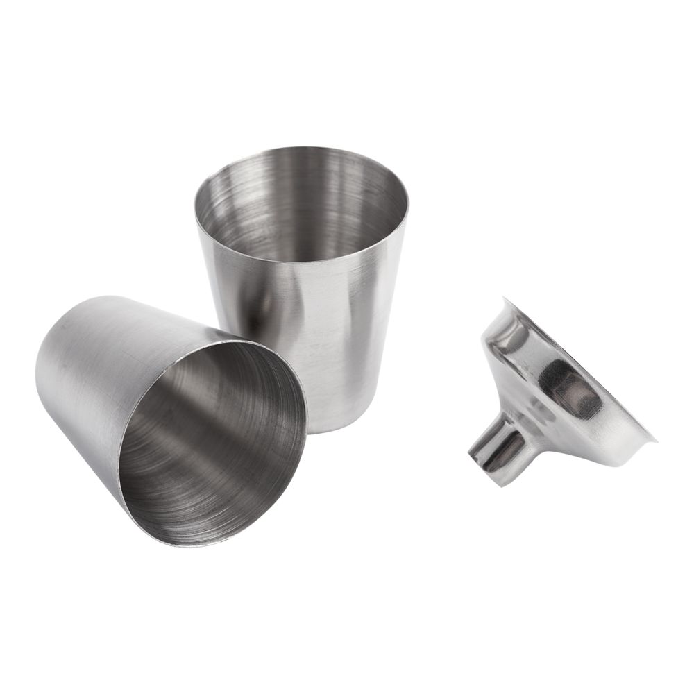 Набор Trusty: фляжка, стаканчики и воронка, черный / Миниатюра WWW (1000)