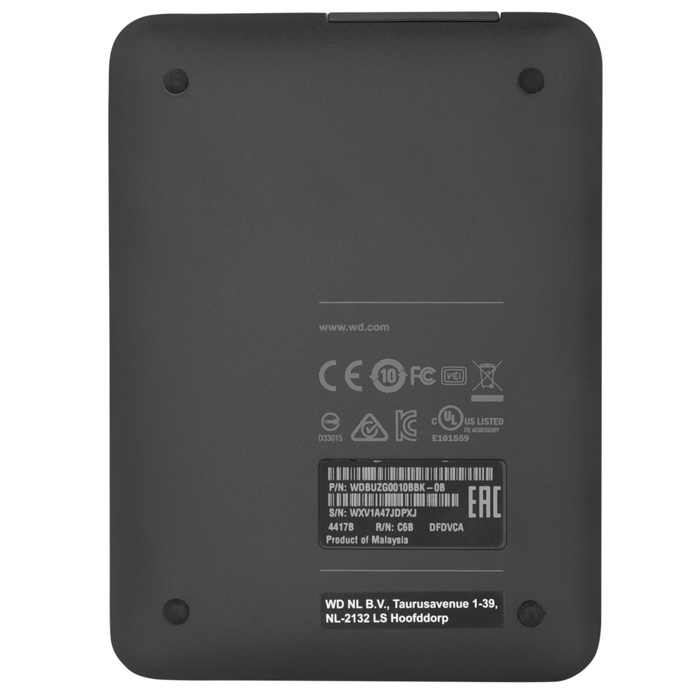 Внешний диск WD Elements, USB 3.0, 1Тб, черный / Миниатюра WWW (1000)