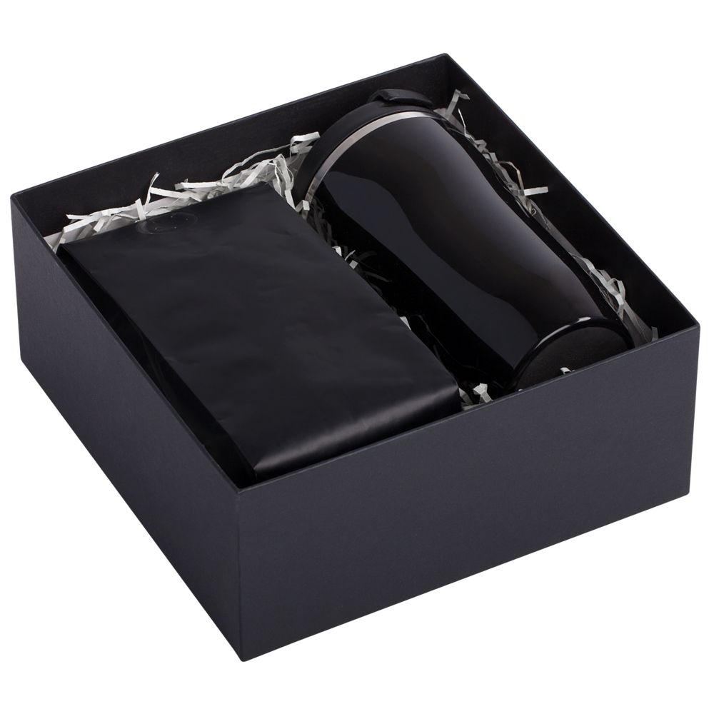 Набор Grain: термостакан и кофе, черный / Миниатюра WWW (1000)