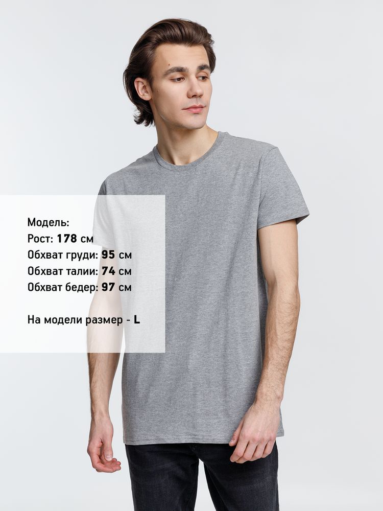 Футболка мужская Pioneer Men, серый меланж / Миниатюра WWW (1000)