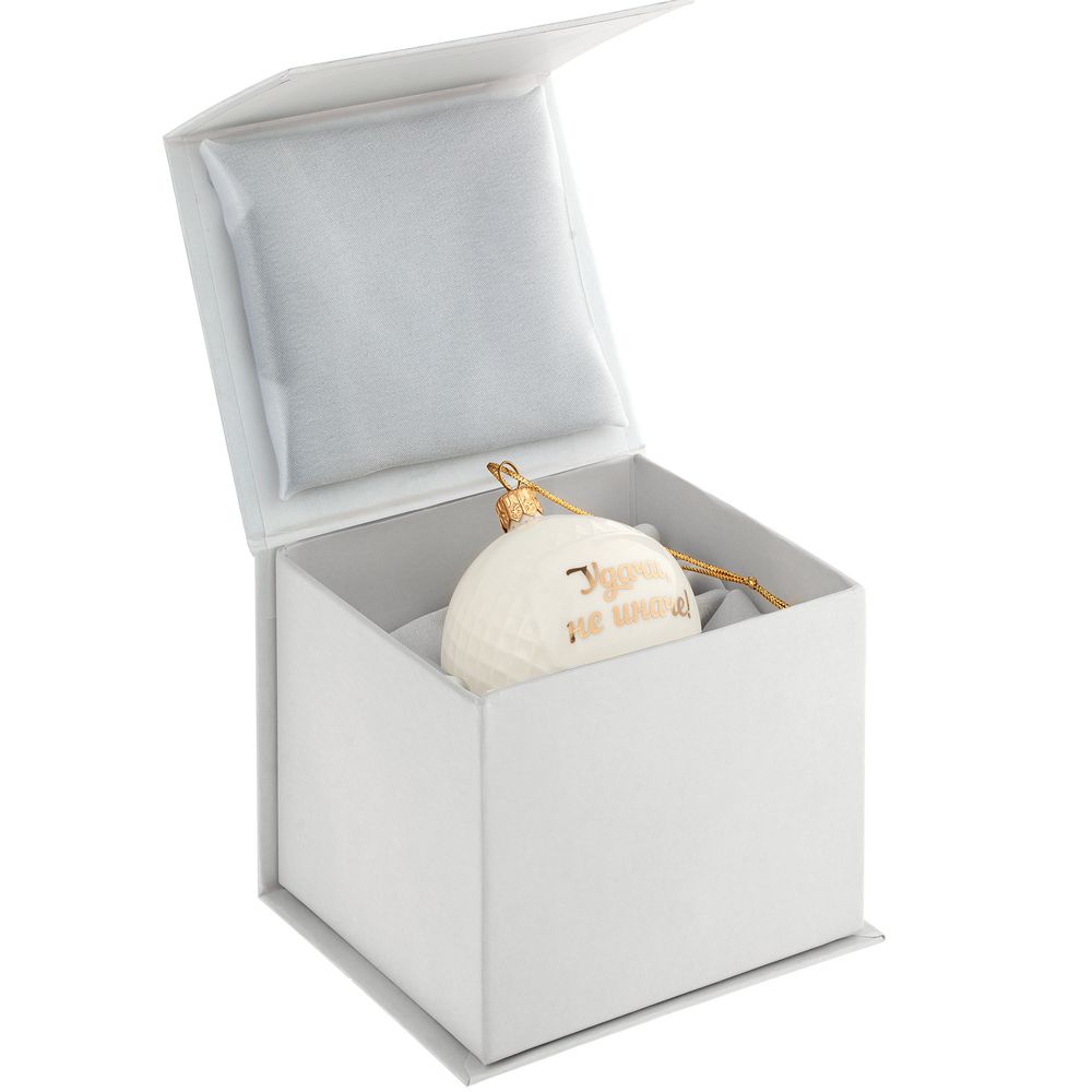 Елочный шар «Всем Новый год», с надписью «Удачи, не иначе!» / Миниатюра WWW (1000)