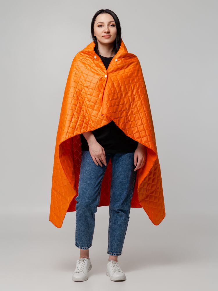 Плед-пончо для пикника SnapCoat, оранжевый / Миниатюра WWW (1000)