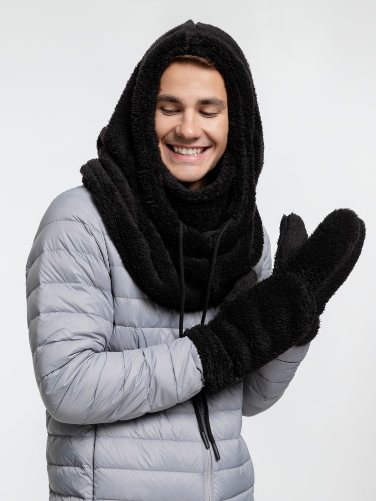 Балаклава-капюшон Flocky, черная / Миниатюра WWW (1000)