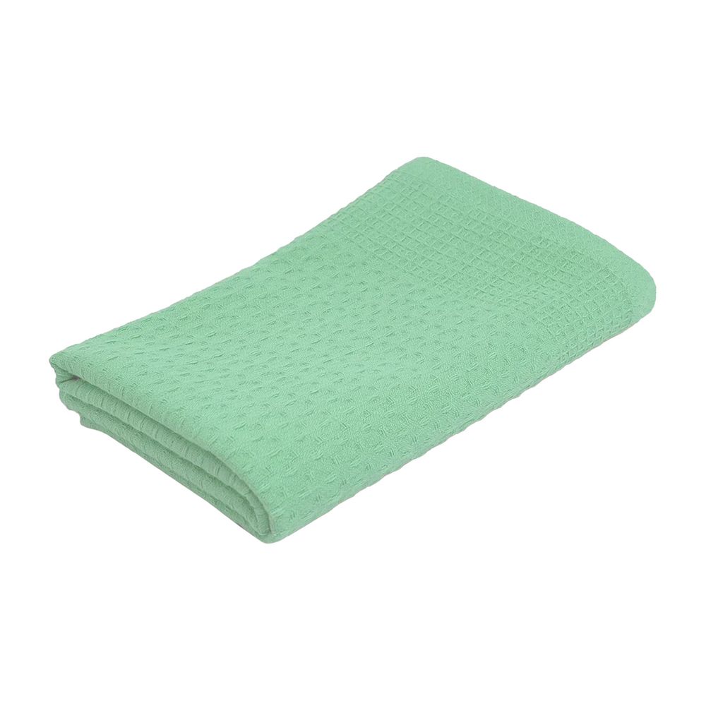 Полотенце вафельное «Деметра», среднее, зеленое (зеленая мята) / Миниатюра WWW (1000)