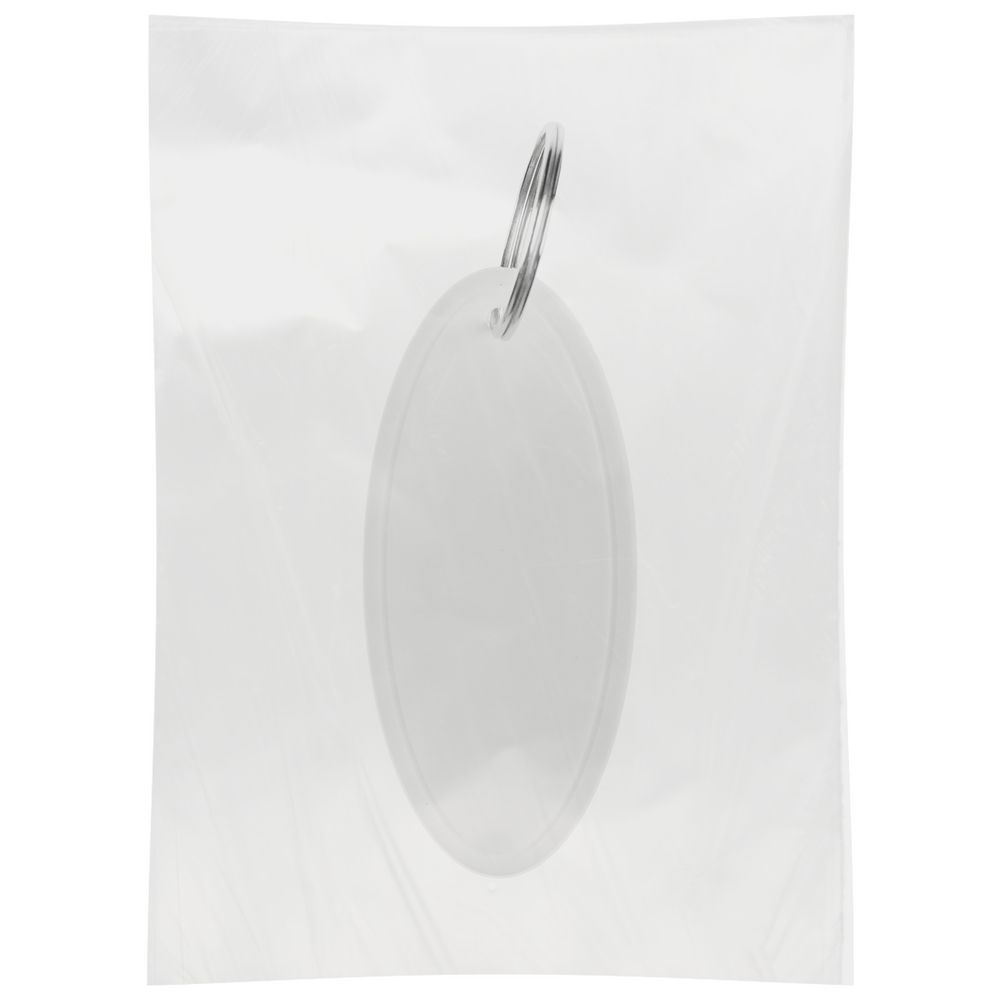 Брелок «Овал», белый / Миниатюра WWW (1000)