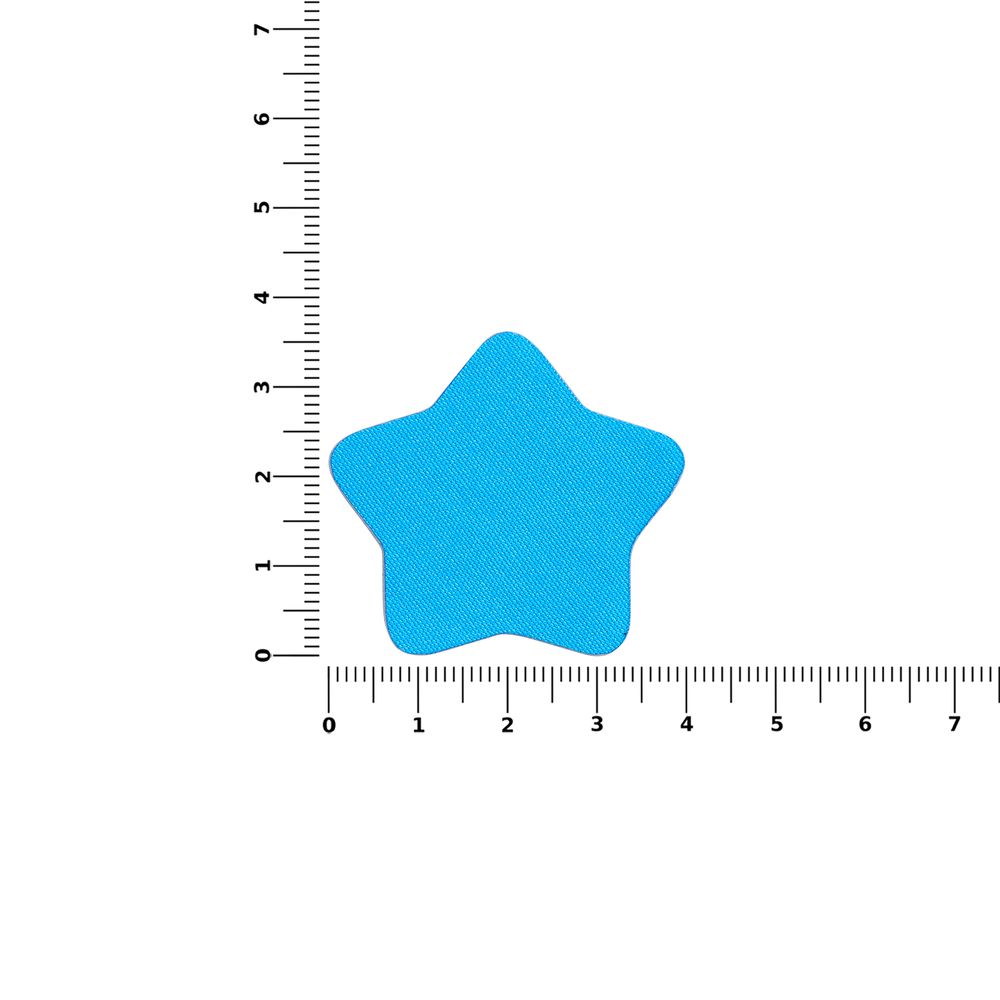 Наклейка тканевая Lunga Bial, M, голубая / Миниатюра WWW (1000)