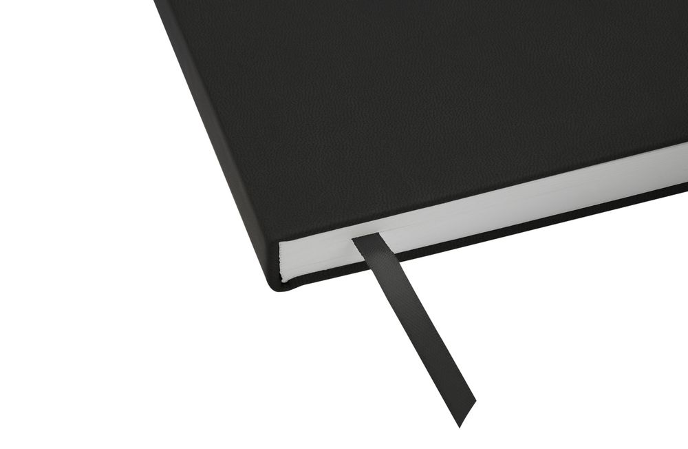 Ежедневник New Brand, недатированный, черный / Миниатюра WWW (1000)