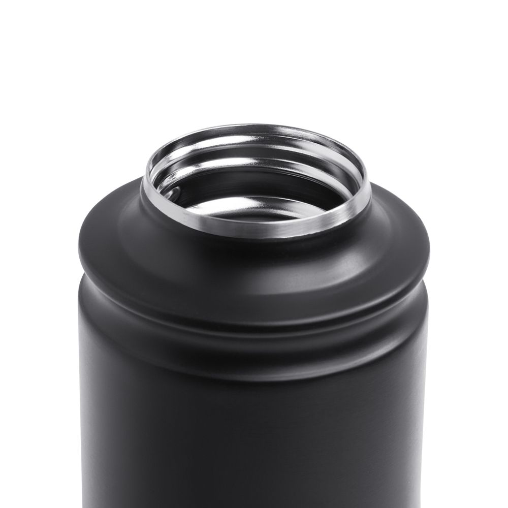 Термостакан Golchi 2 в 1, черный / Миниатюра WWW (1000)