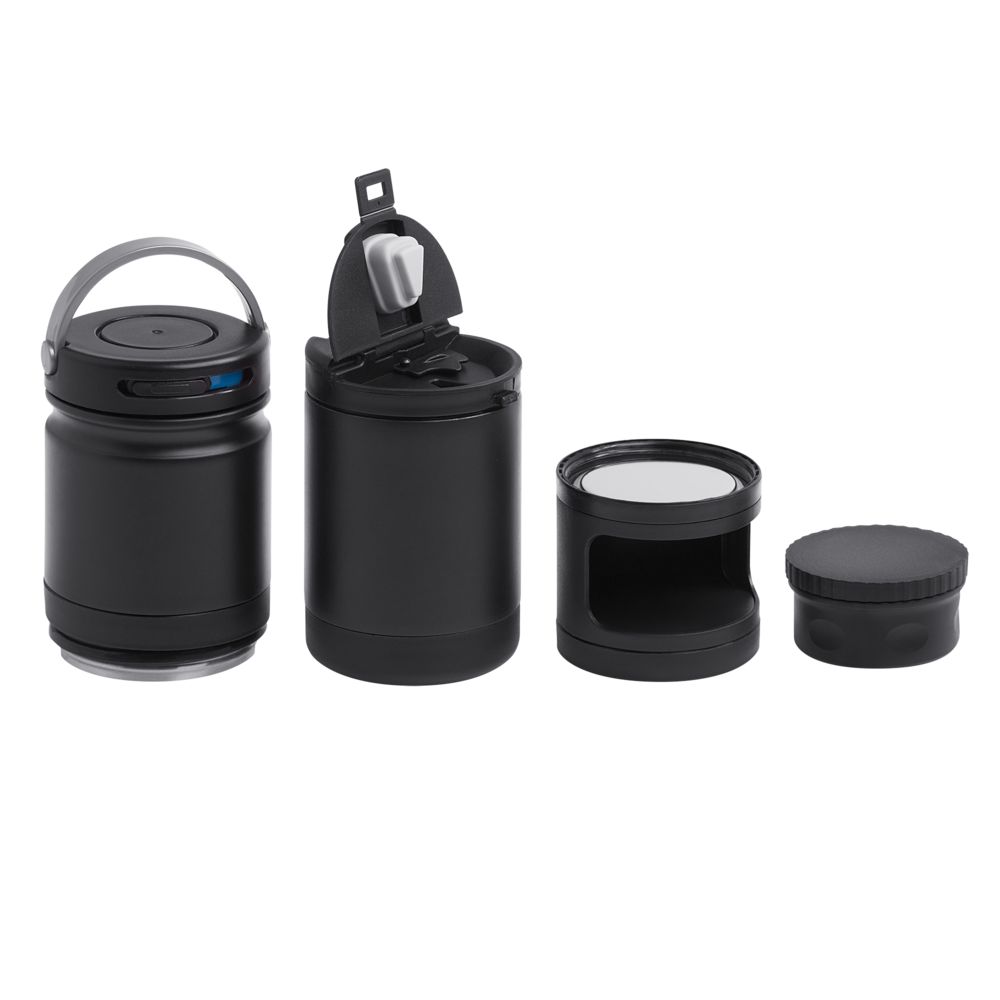 Термостакан Golchi 2 в 1, черный / Миниатюра WWW (1000)