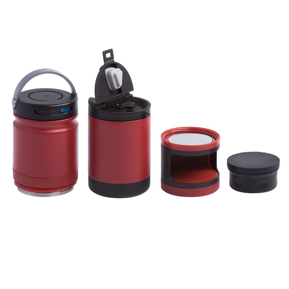 Термостакан Golchi 2 в 1, красный / Миниатюра WWW (1000)