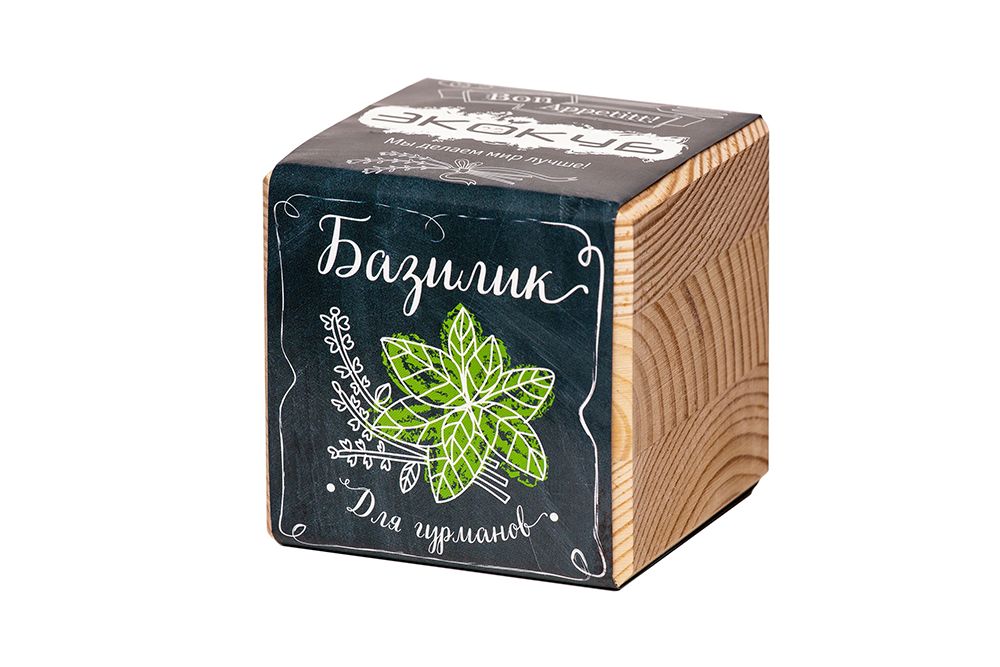 Набор для выращивания «Экокуб», базилик / Миниатюра WWW (1000)