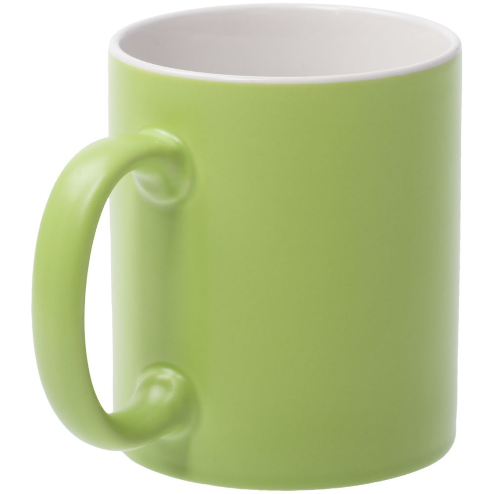 Кружка Promo матовая, зеленое яблоко / Миниатюра WWW (1000)