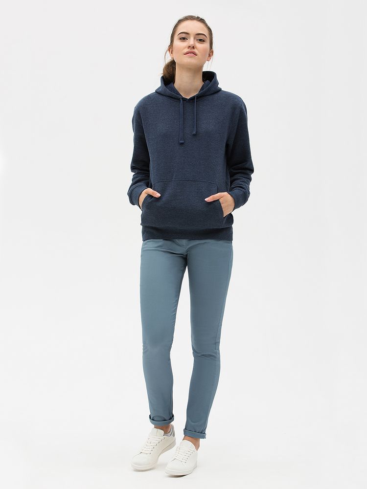 Толстовка унисекс Spencer, синий меланж / Миниатюра WWW (1000)