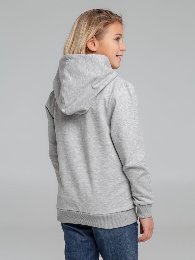 Толстовка с капюшоном детская Kirenga Kids, серый меланж / Миниатюра WWW (1000)