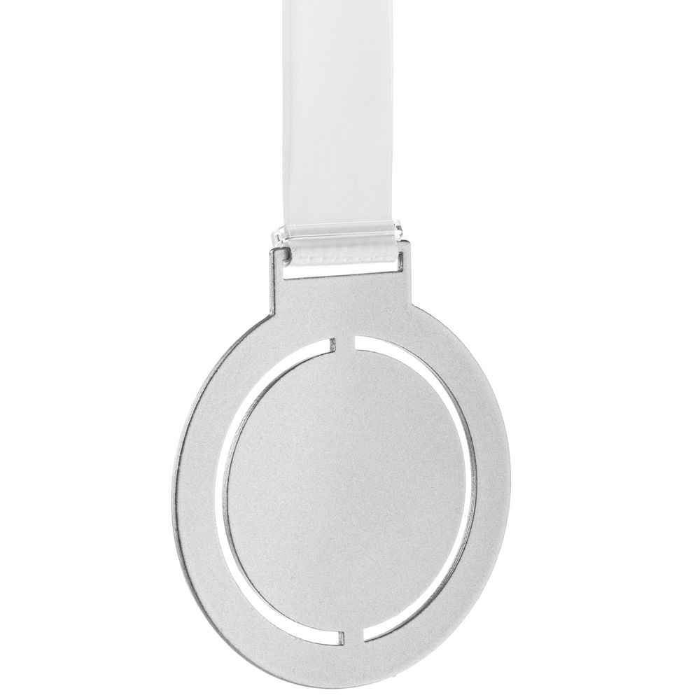 Медаль Steel Rond, серебристая / Миниатюра WWW (1000)