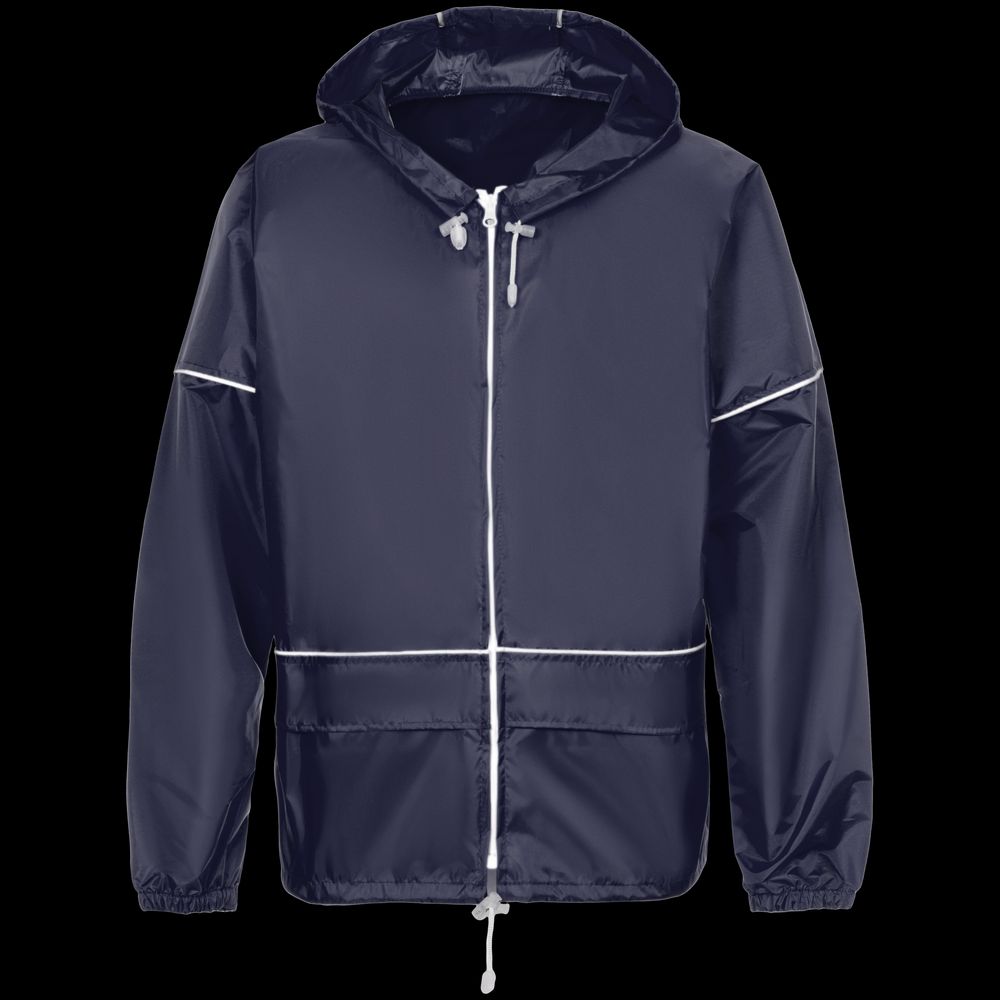 Дождевик со светоотражающими элементами Kivach Promo Blink, темно-синий / Миниатюра WWW (1000)