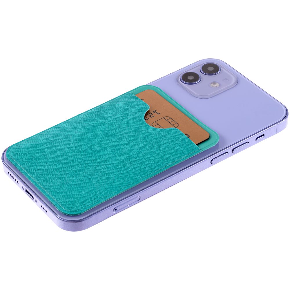 Чехол для карты на телефон Devon, бирюзовый / Миниатюра WWW (1000)