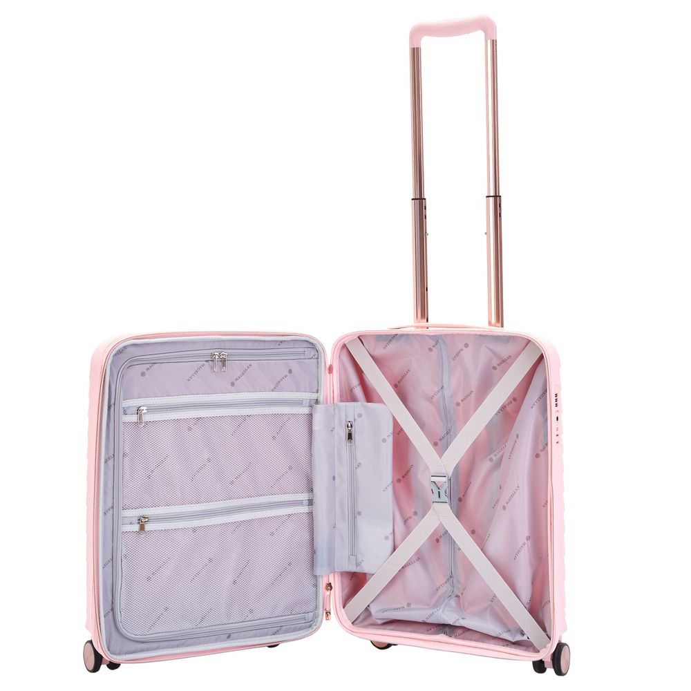 Чемодан Victoria S, розовый / Миниатюра WWW (1000)