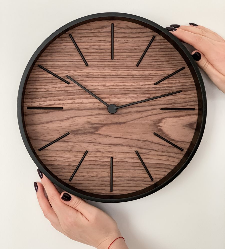 Часы настенные Rio, палисандр / Миниатюра WWW (1000)