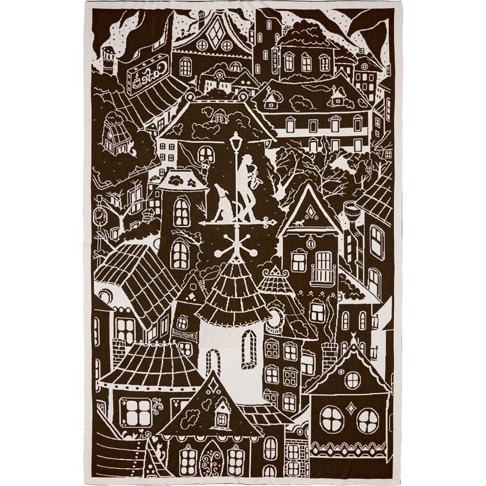 Плед на заказ Tricksy Net, 2 цвета, М, акрил / Миниатюра WWW (1000)