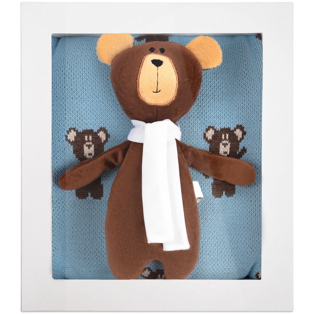 Набор детский с мишками Beastie Toys, небесно-голубой / Миниатюра WWW (1000)