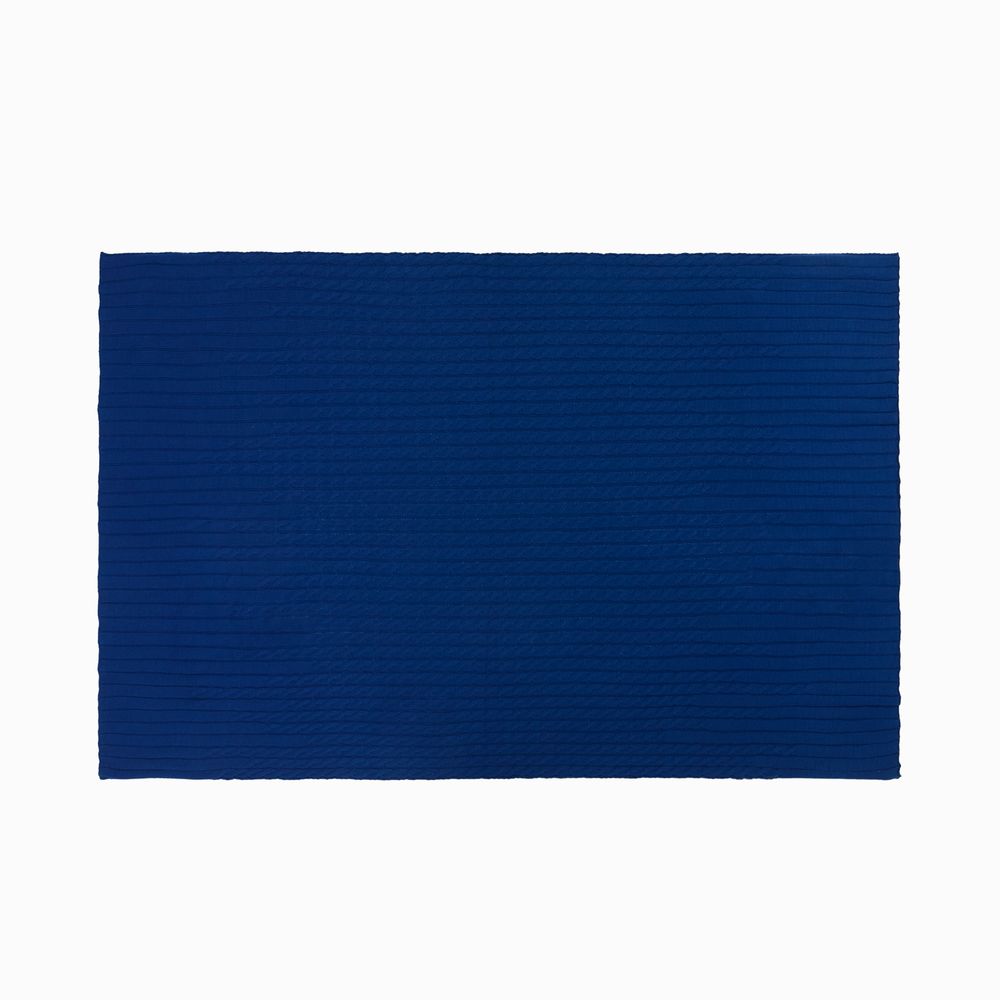 Плед Tressa, синий (неви) / Миниатюра WWW (1000)