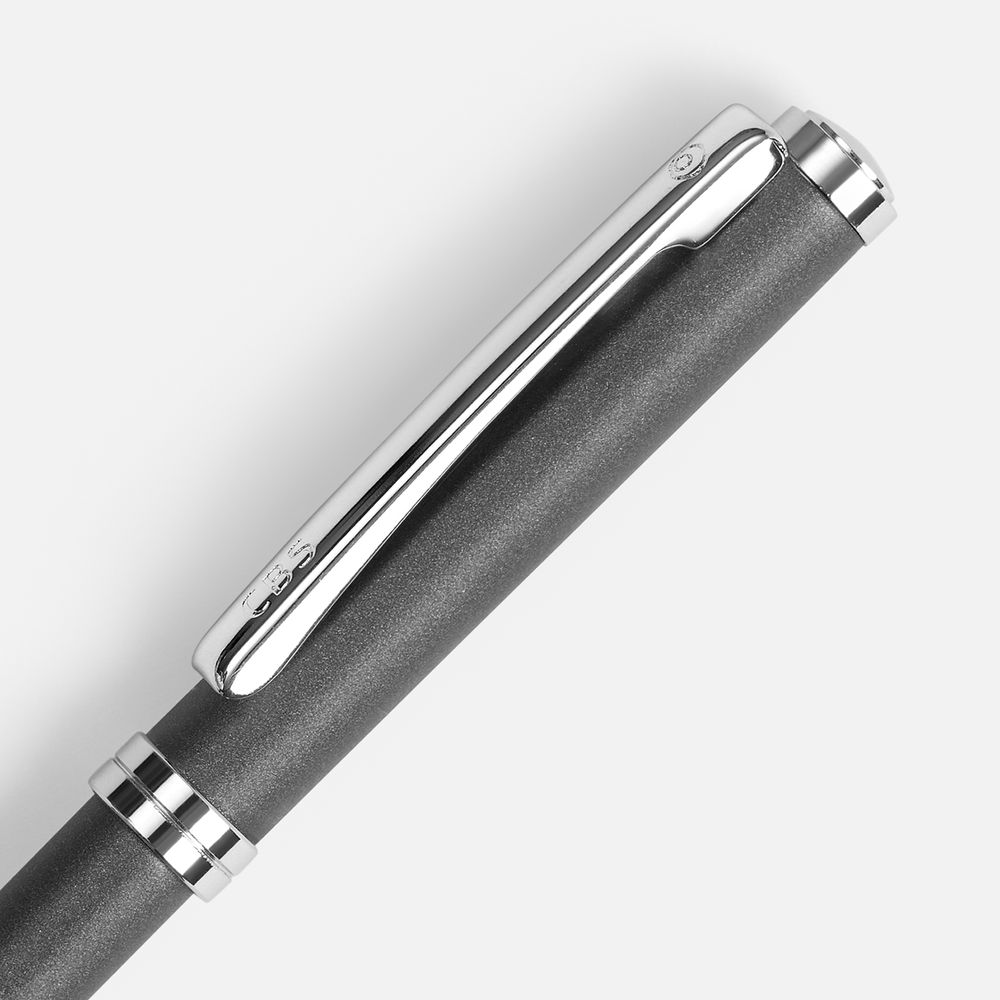 Ручка шариковая Delgado, серая / Миниатюра WWW (1000)