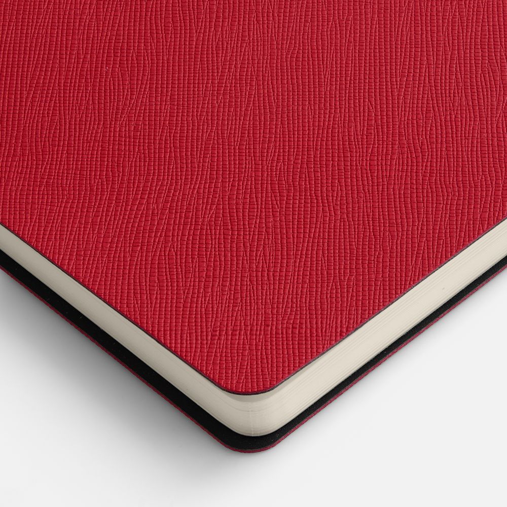 Ежедневник Lungo, недатированный, красный / Миниатюра WWW (1000)