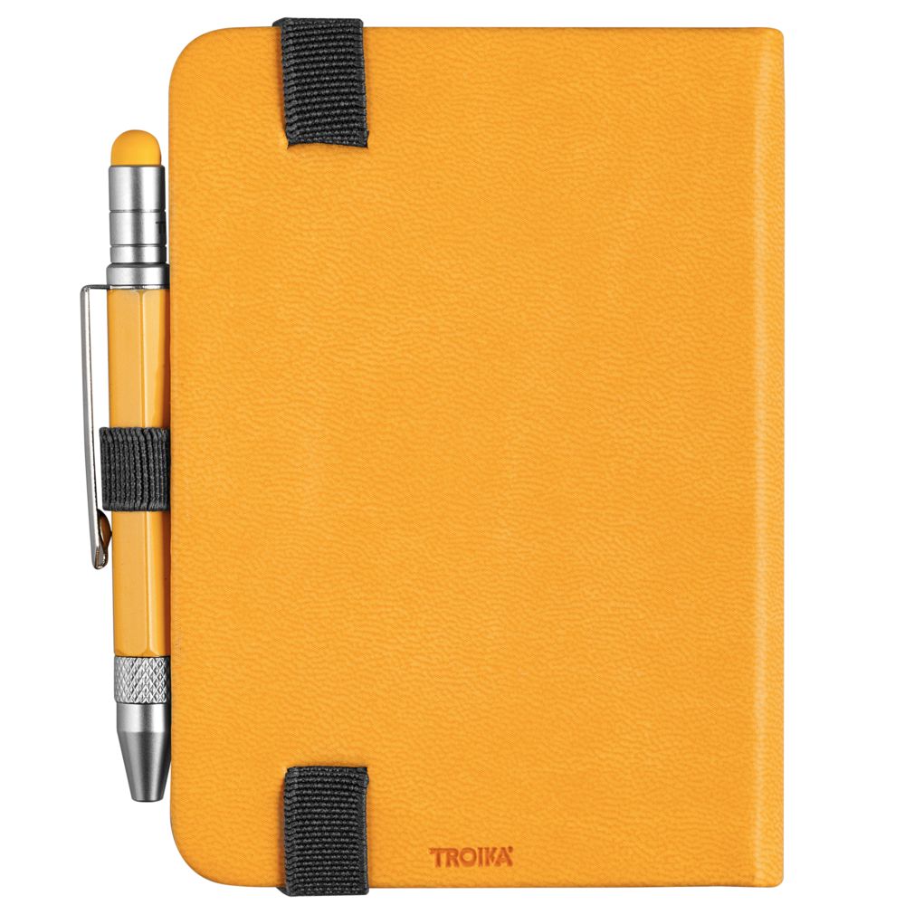 Блокнот Lilipad с ручкой Liliput, желтый / Миниатюра WWW (1000)