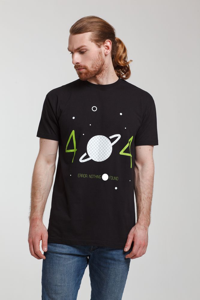 Футболка Nothing Found, черная / Миниатюра WWW (1000)