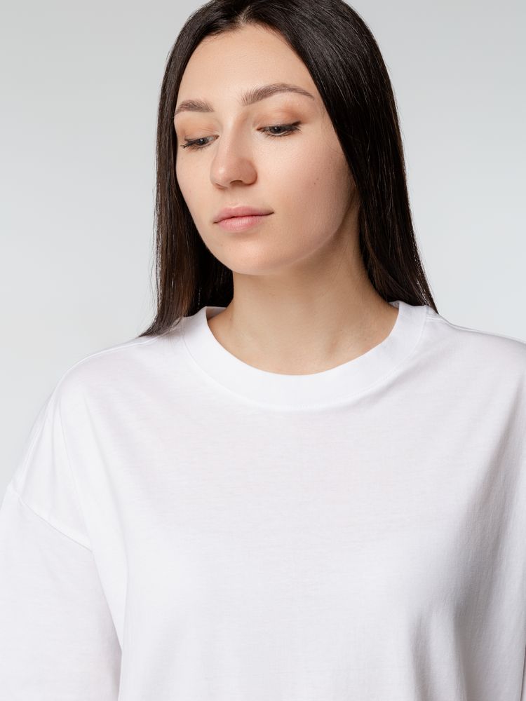 Футболка оверсайз женская Boxy Women, белая / Миниатюра WWW (1000)