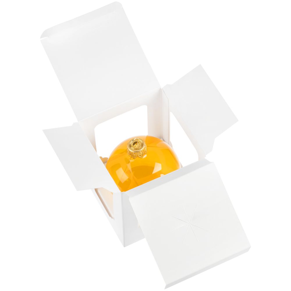 Елочный шар Gala Night в коробке, золотистый, 6 см / Миниатюра WWW (1000)