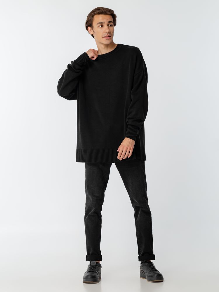 Джемпер оверсайз унисекс Stated в сумке, черный / Миниатюра WWW (1000)