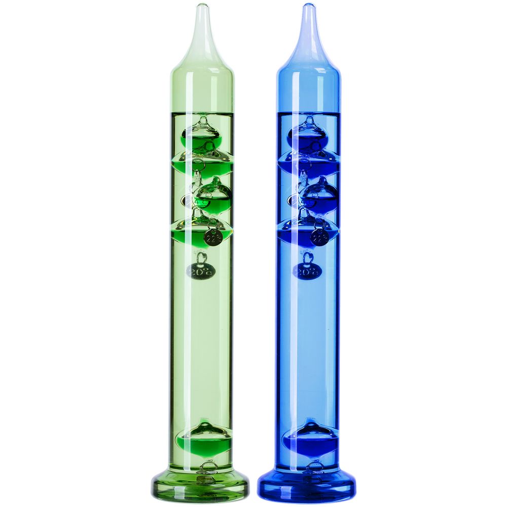 Термометр стеклянный «Галилео», зеленый / Миниатюра WWW (1000)